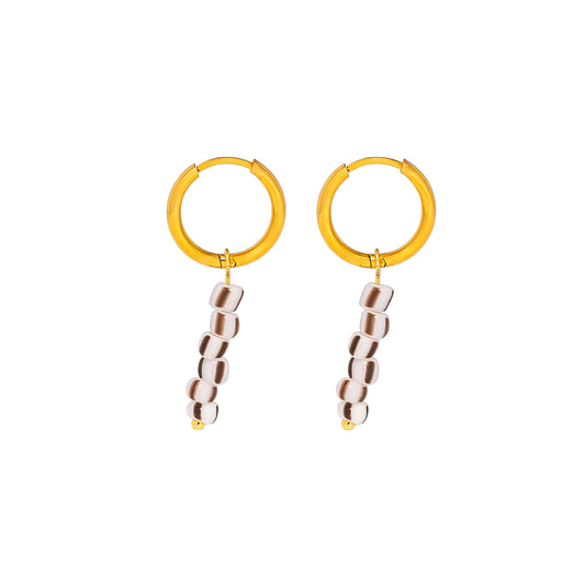 PENDIENTES SAMBA BROWN