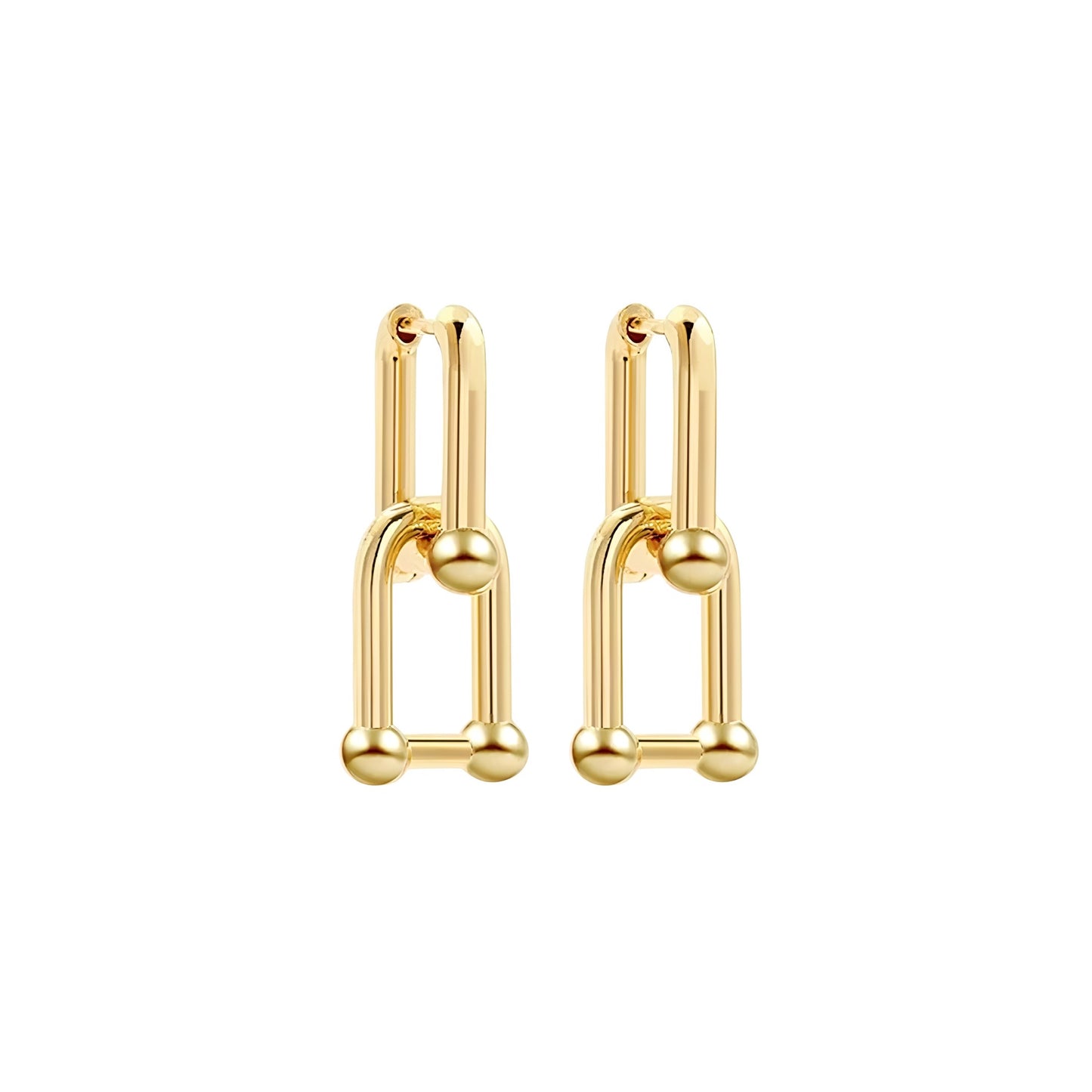 PENDIENTES GENOVA GOLD