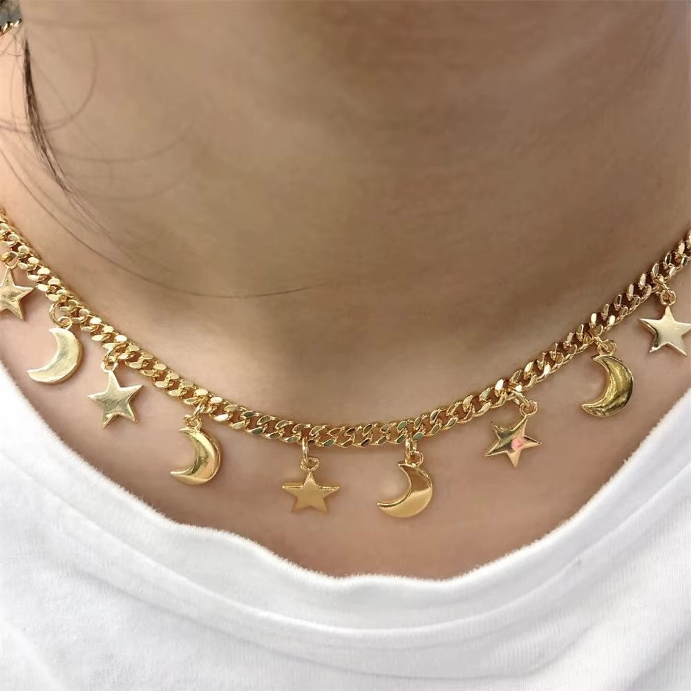 COLLAR MOON & STAR