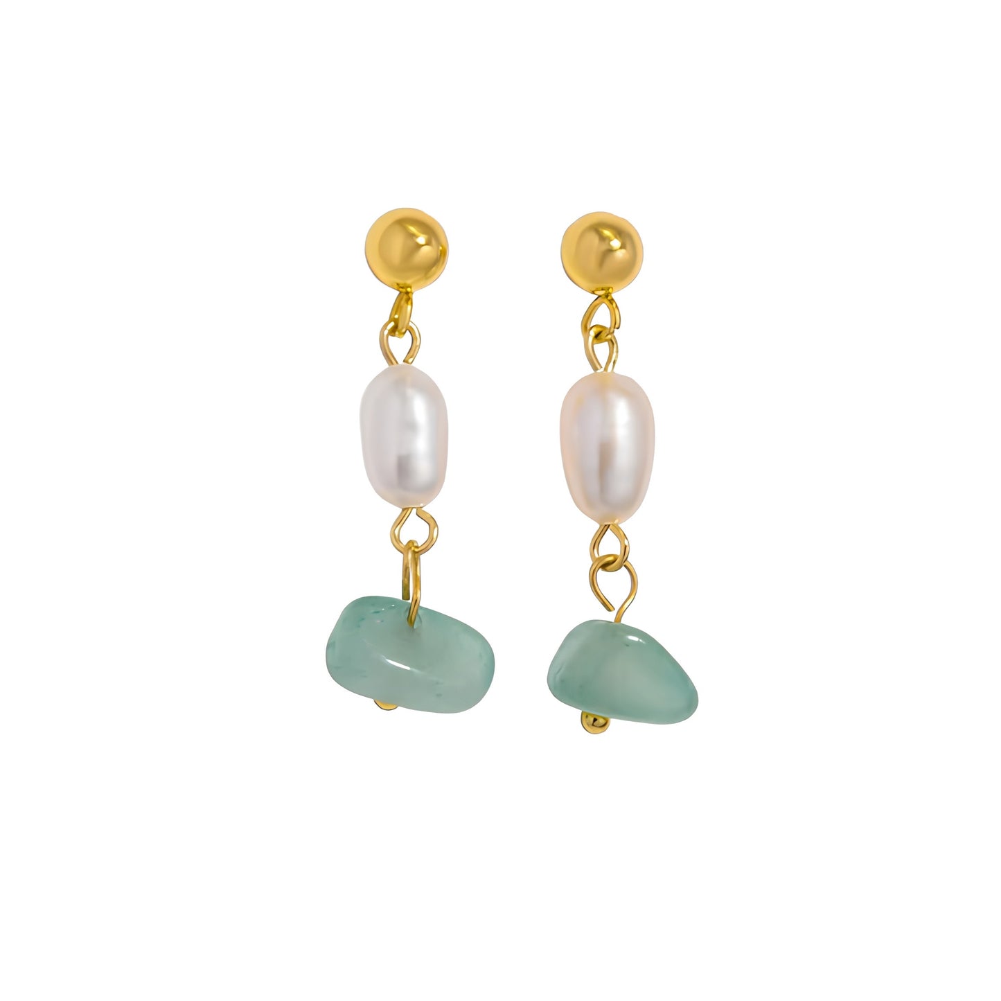 PENDIENTES VIBRA AQUAMARINE