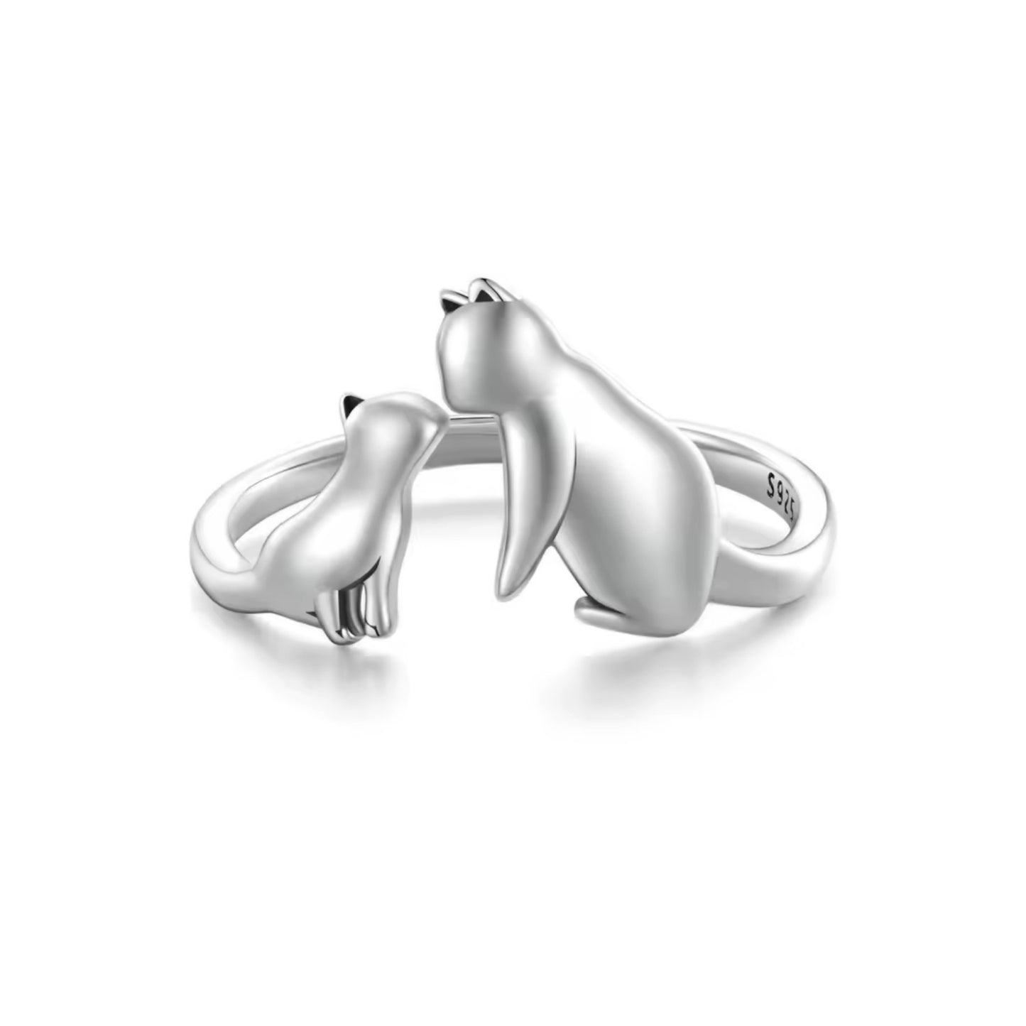 ANILLO CAT MOM SILVER
