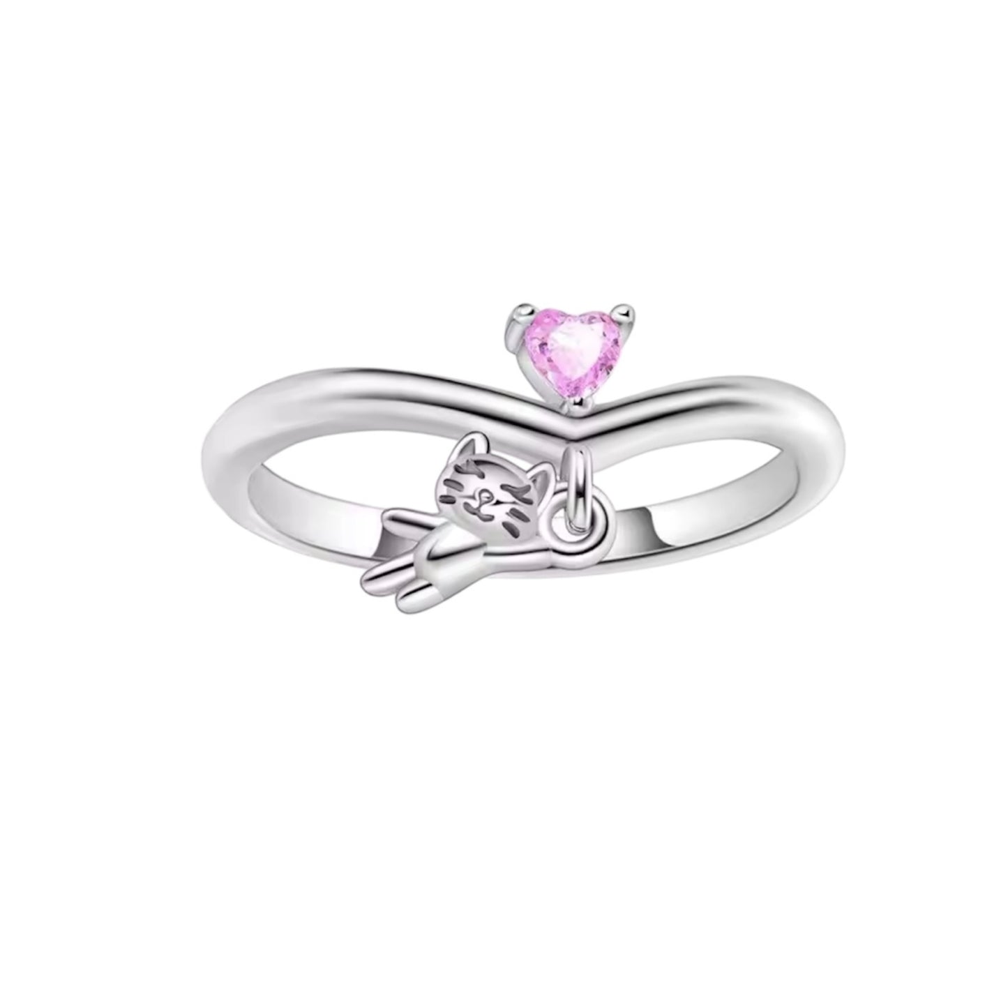 ANILLO STARRYKITTY SILVER
