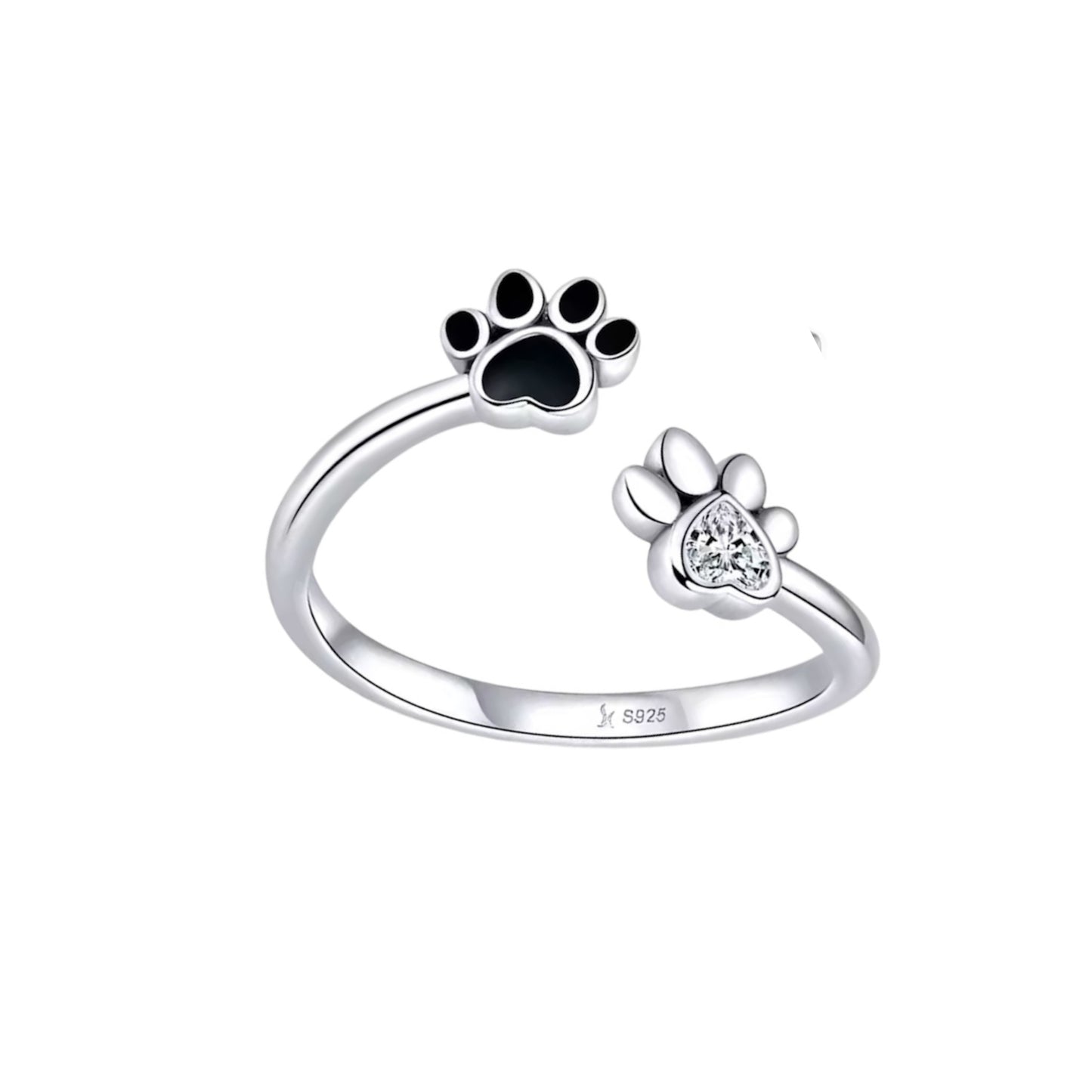 ANILLO PAW SILVER