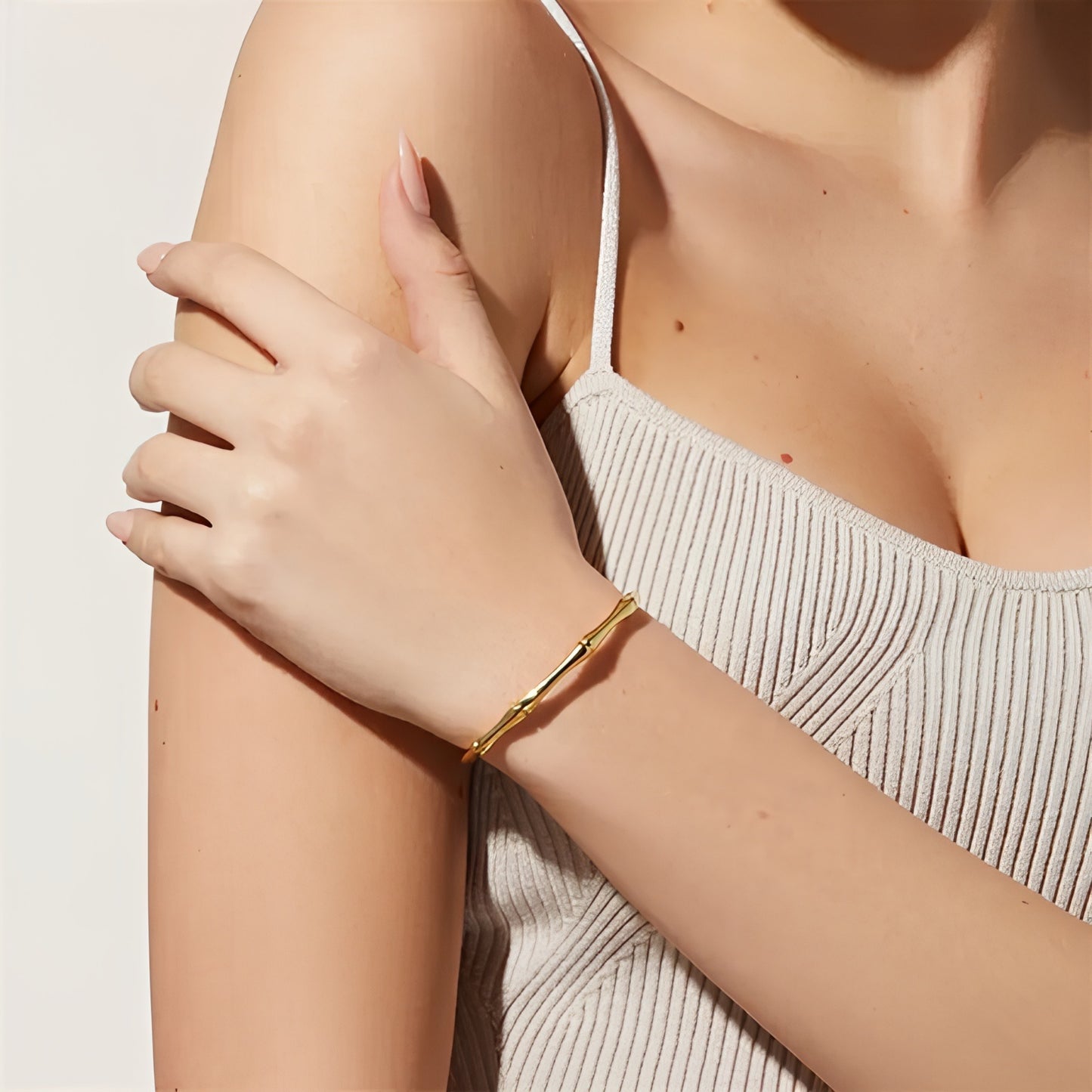 PULSERA BAMBÚ GOLD