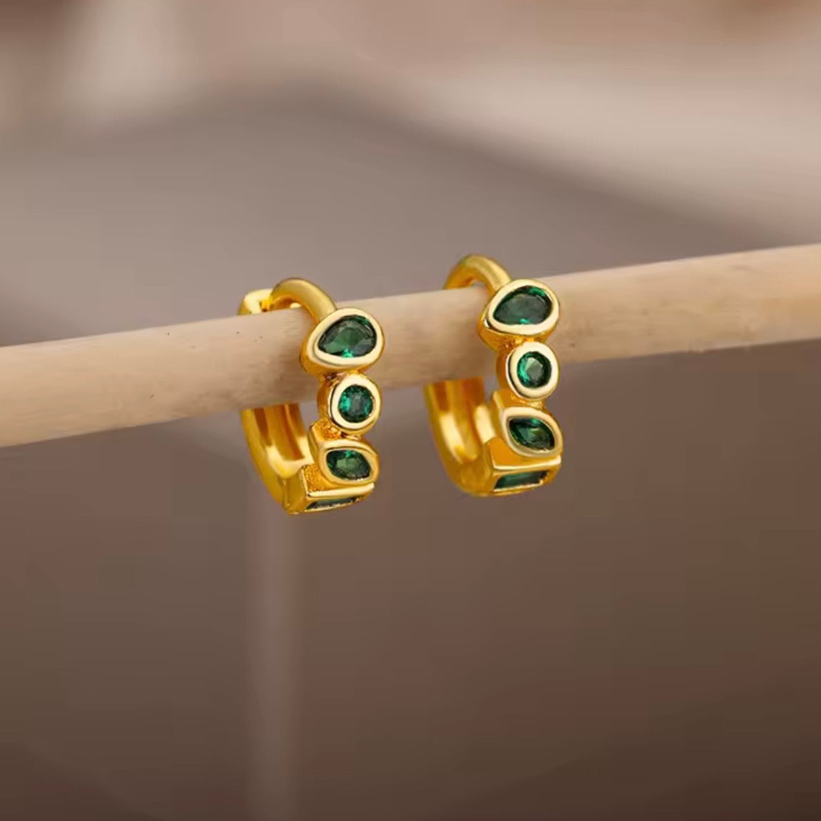 PENDIENTES KALEA VERDE