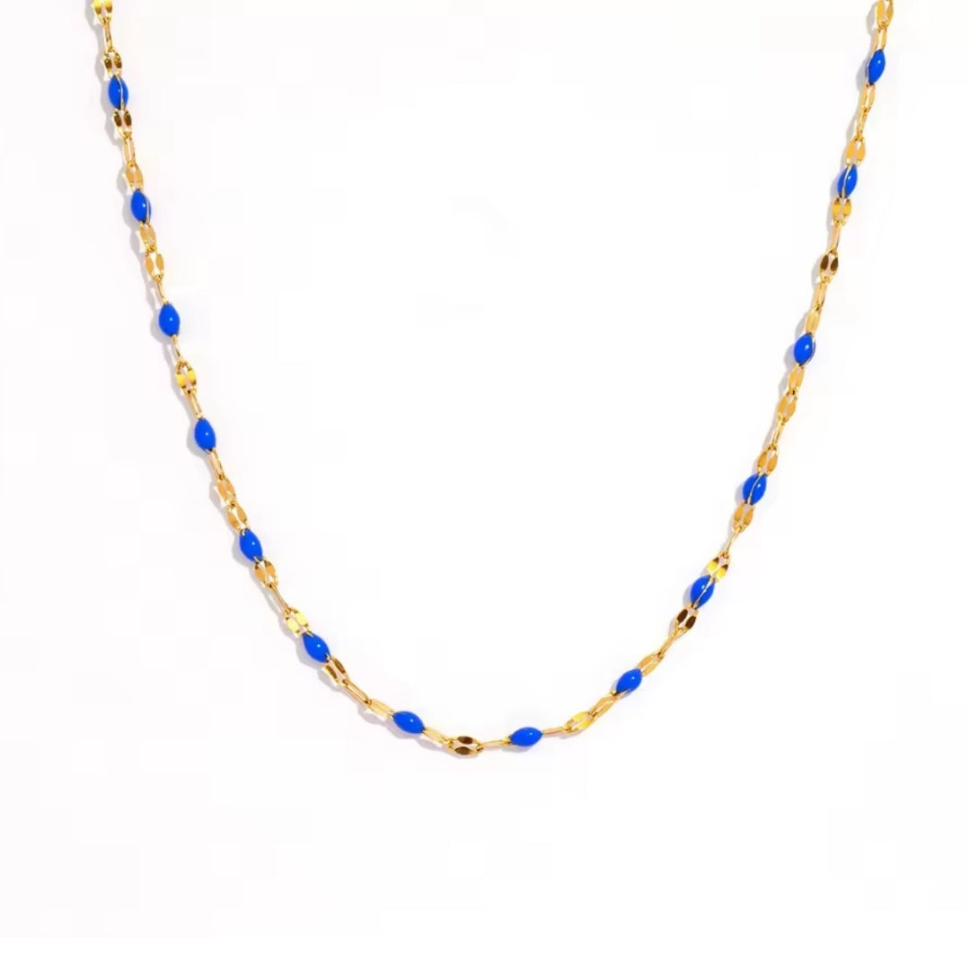 COLLAR FINE AZUL