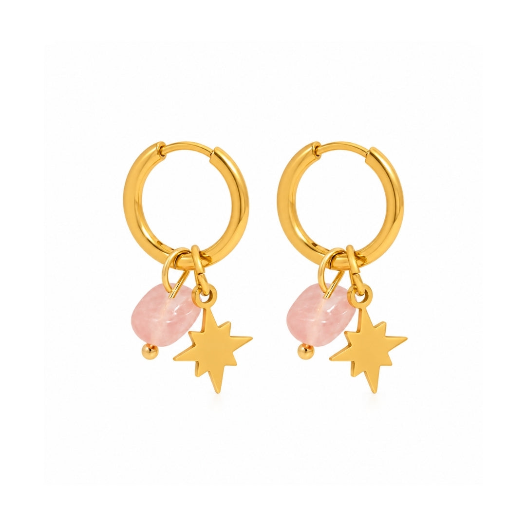 PENDIENTES ALOHA ROSA
