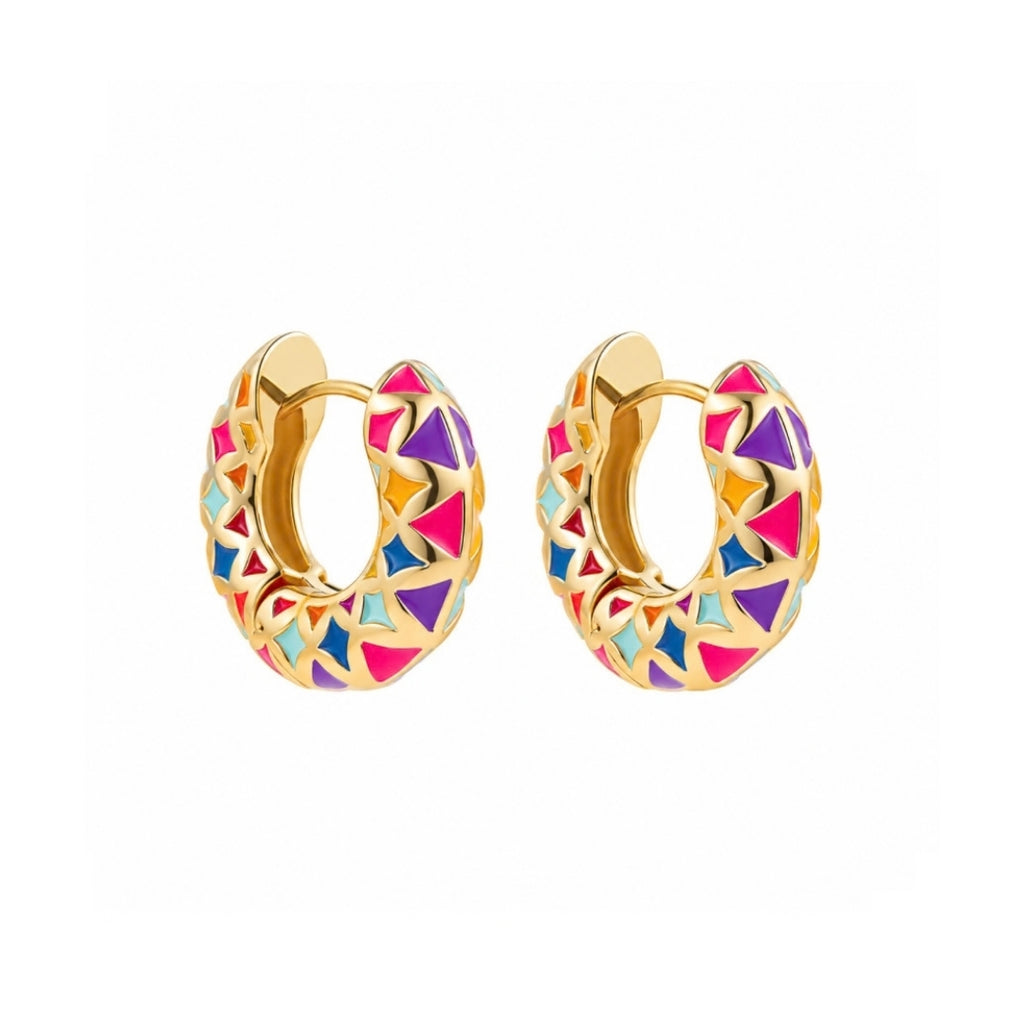 PENDIENTES PRISMA COLOUR