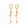 PENDIENTES CASCÁIS ROSA
