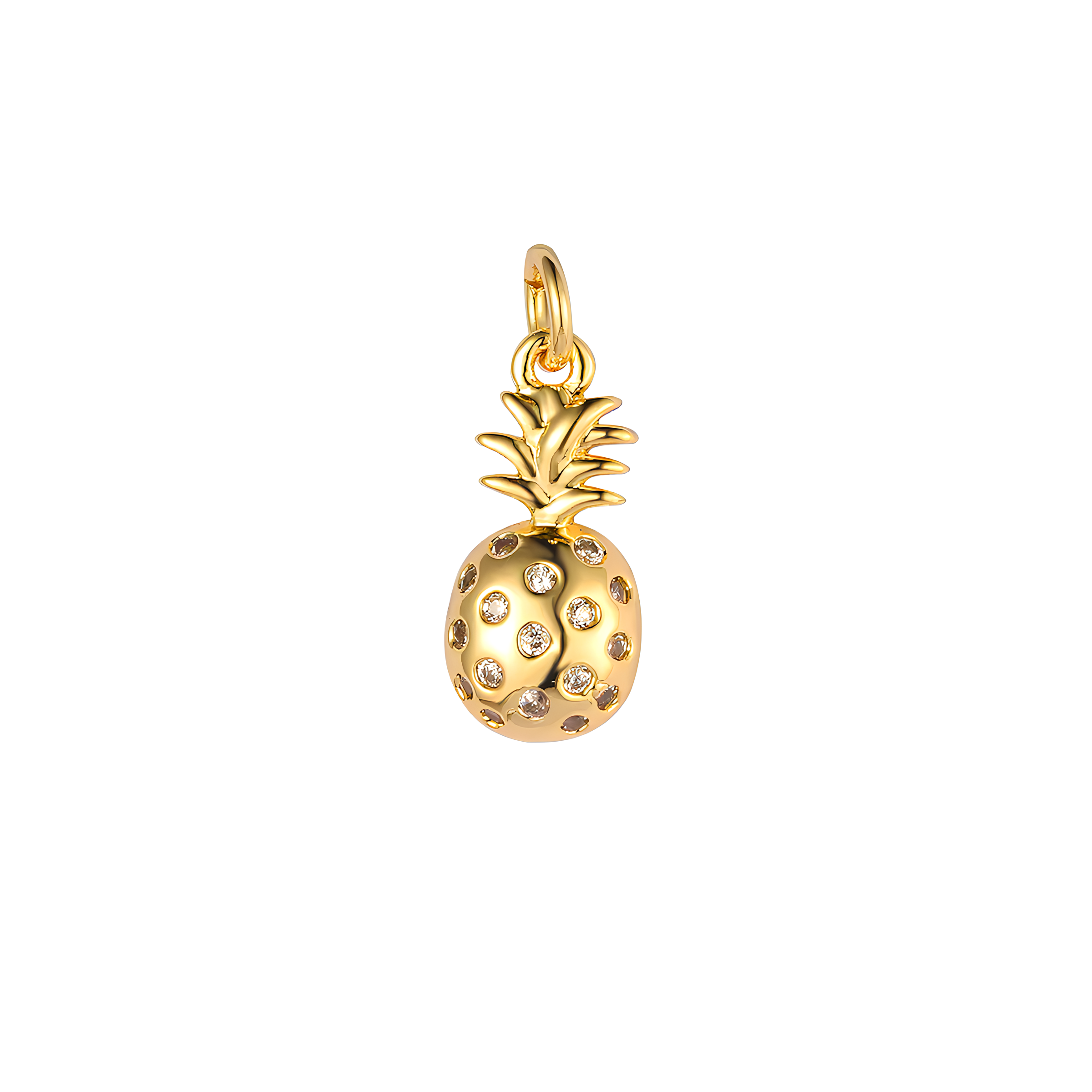 CHARM PINEAPPLE GOLD