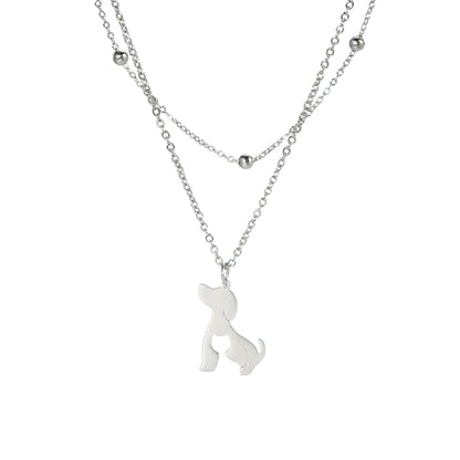 COLLAR CAT & DOG SILVER