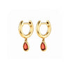 PENDIENTES BAMBA RED