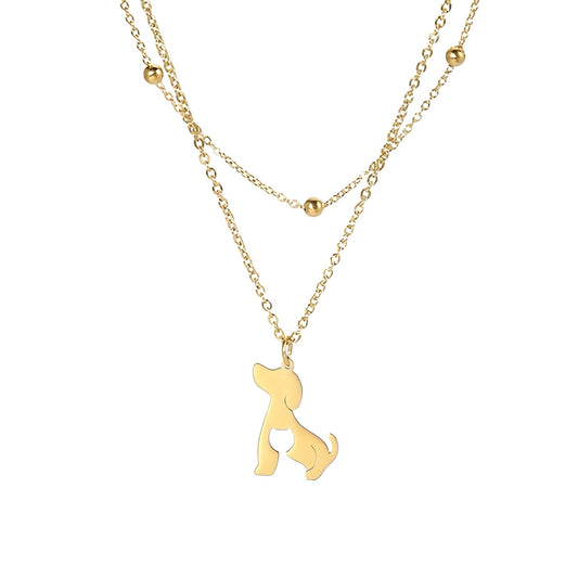 COLLAR CAT & DOG GOLD
