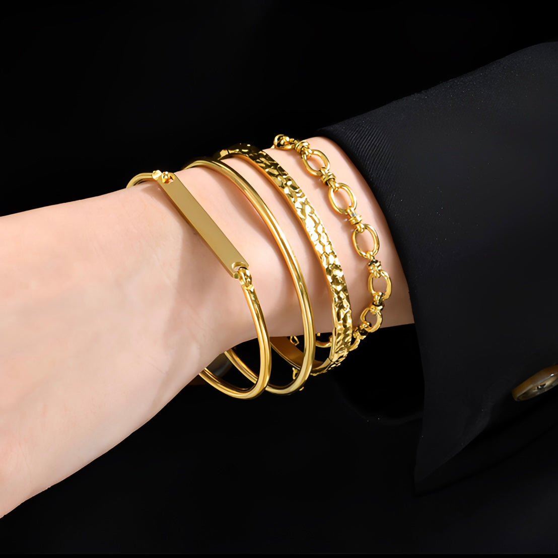 PULSERA RIGIDA GOLD