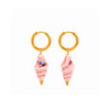 PENDIENTES MARÉ ROSA