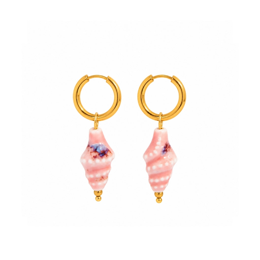 PENDIENTES MARÉ ROSA