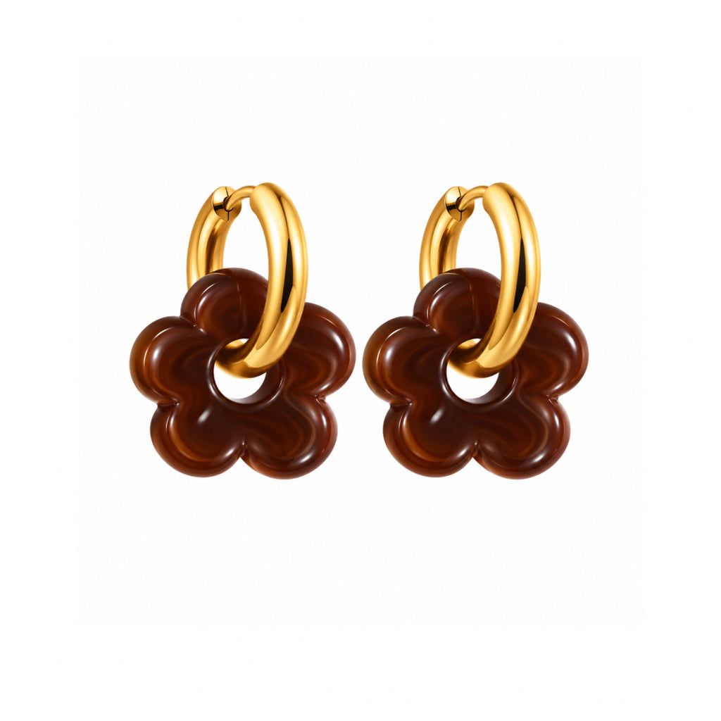 PENDIENTES BLOOM COFFE