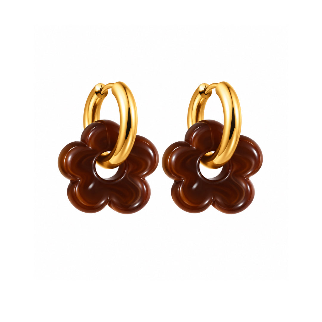 PENDIENTES BLOOM COFFE