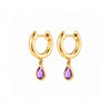 PENDIENTES BAMBA PURPLE
