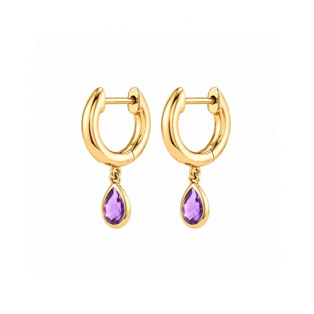 PENDIENTES BAMBA PURPLE