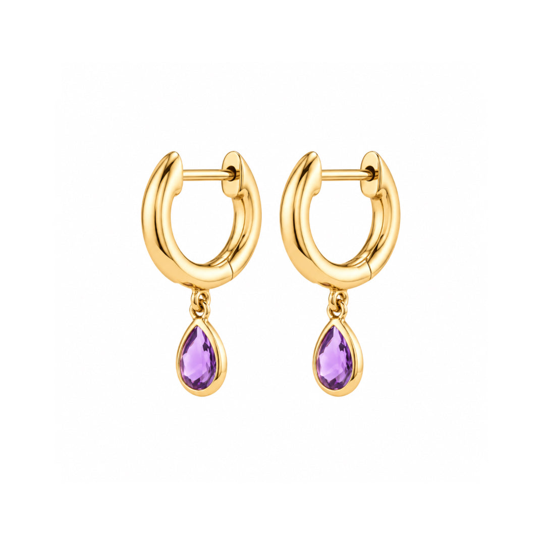 PENDIENTES BAMBA PURPLE