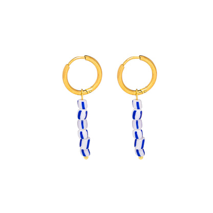 PENDIENTES SAMBA BLUE