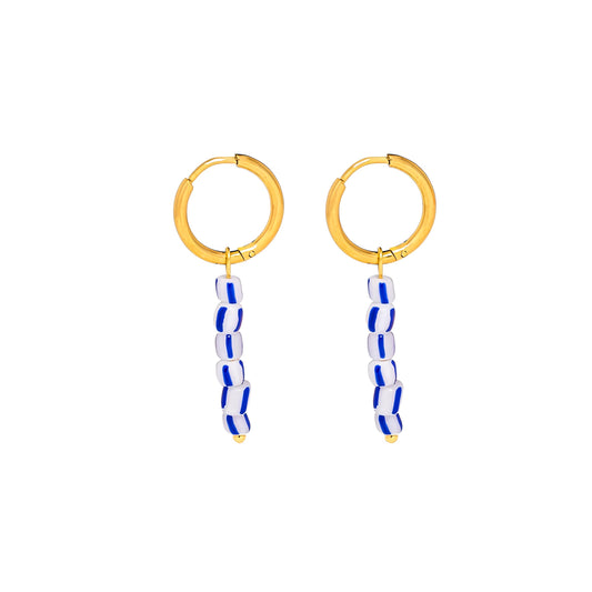 PENDIENTES SAMBA BLUE