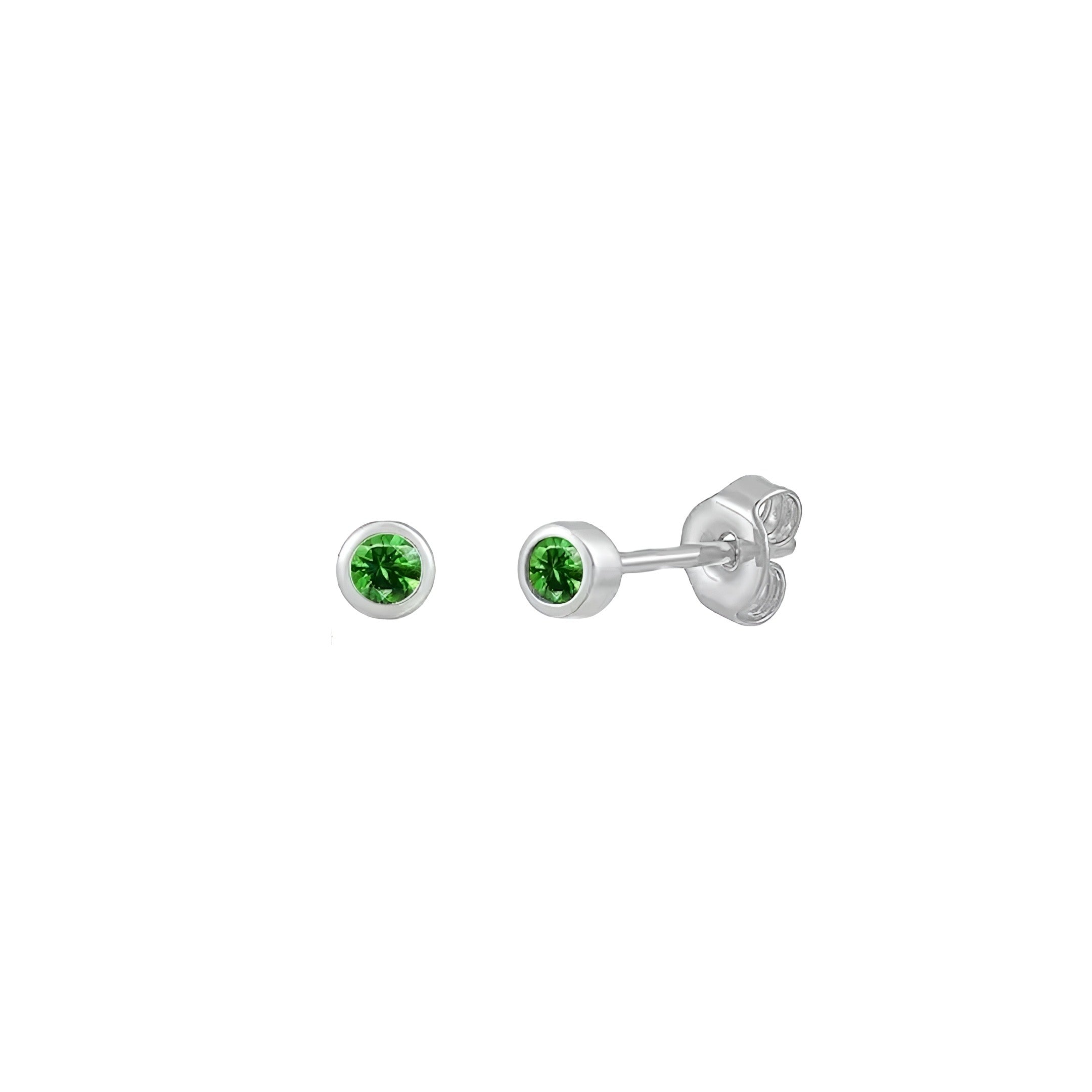 PENDIENTES NIRA GREEN SILVER