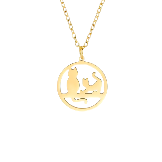 COLLAR FAMILY CAT GOLD