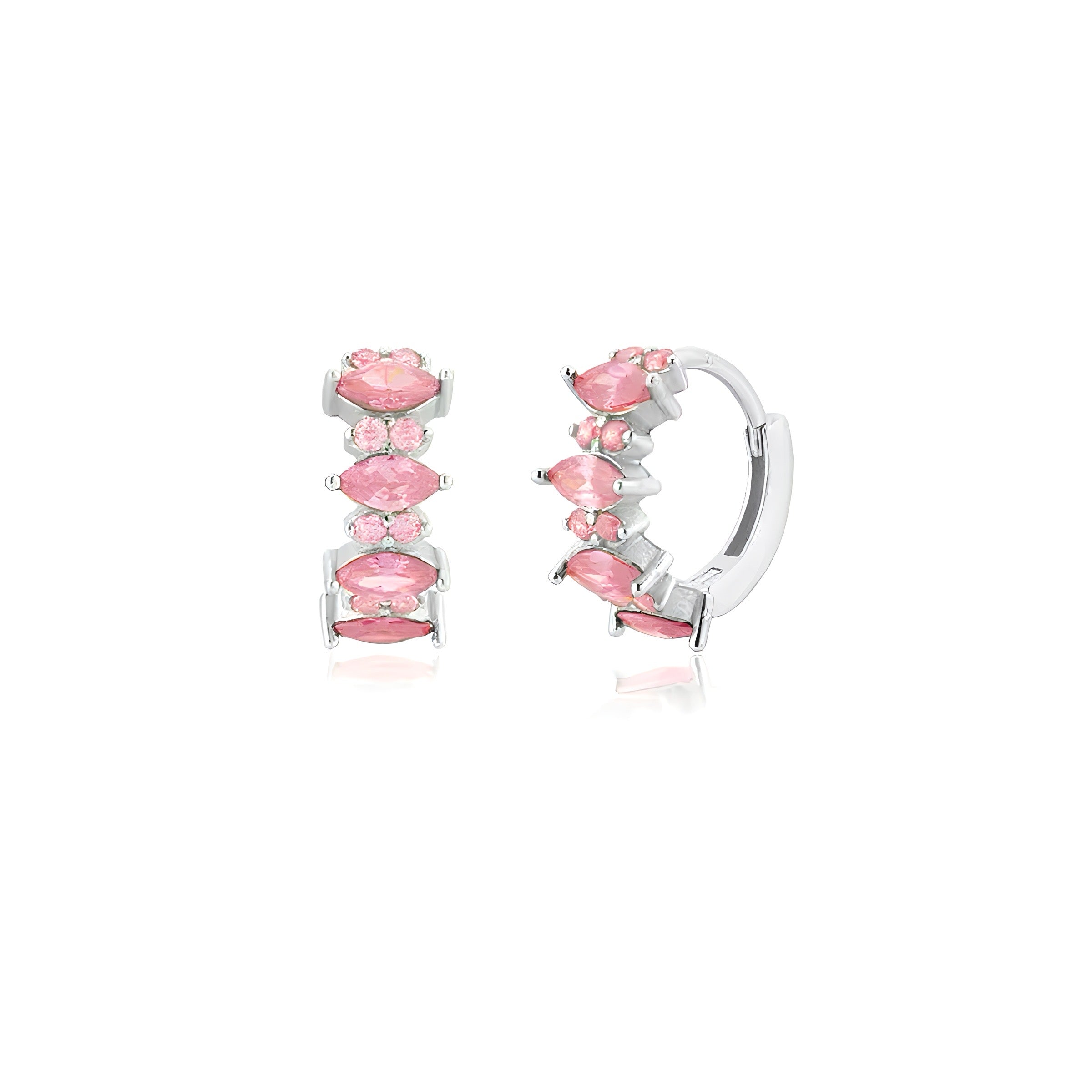 PENDIENTES CLEO ROSE SILVER