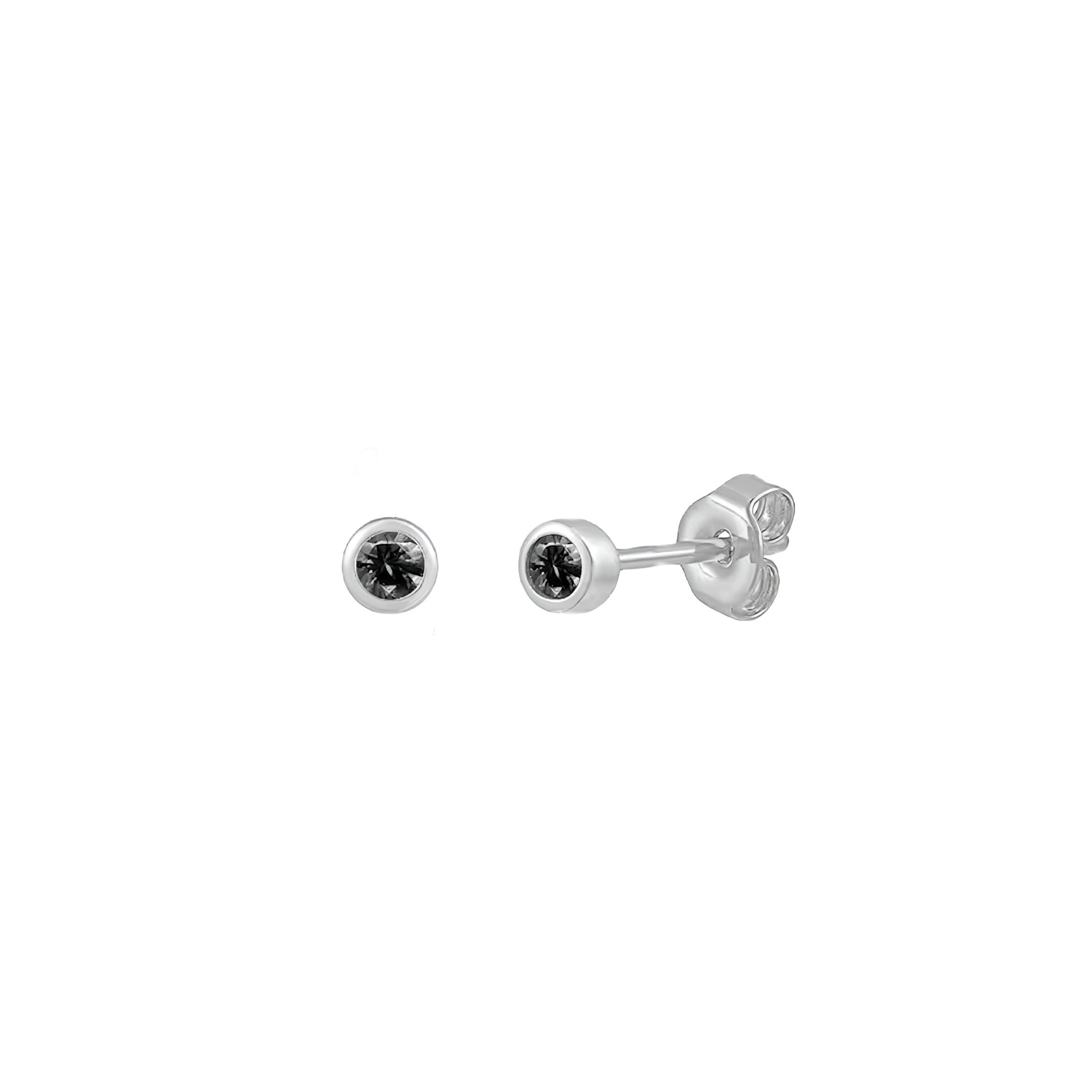 PENDIENTES NIRA BLACK SILVER