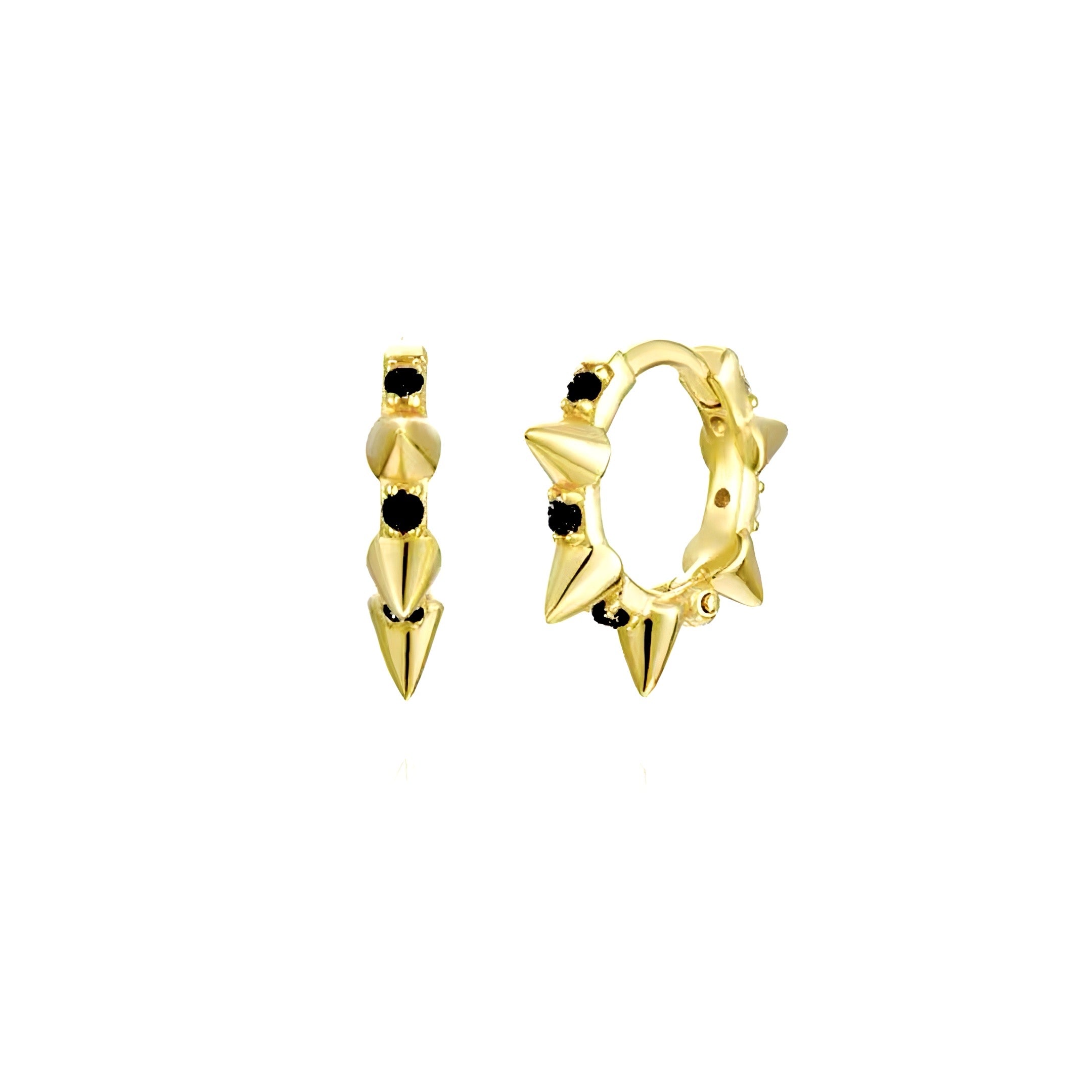 PENDIENTES PUNK GOLD