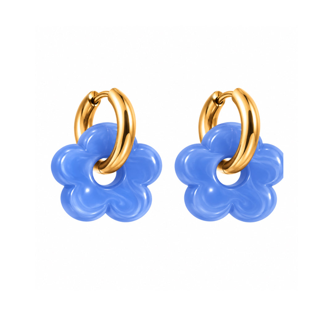 PENDIENTES BLOOM BLUE