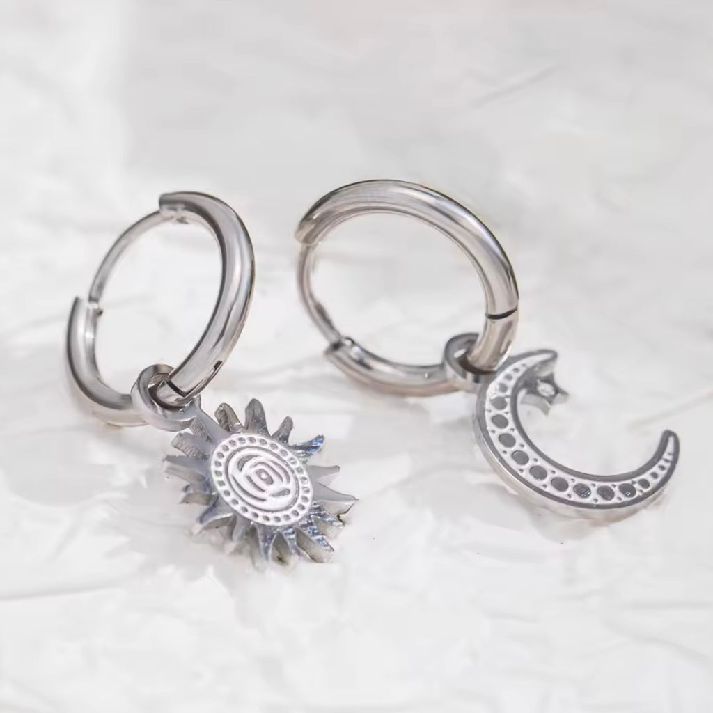 PENDIENTES SOL Y LUNA