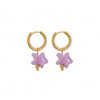 PENDIENTES ESTRELLA LILA