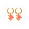 PENDIENTES ESTRELLA CORAL