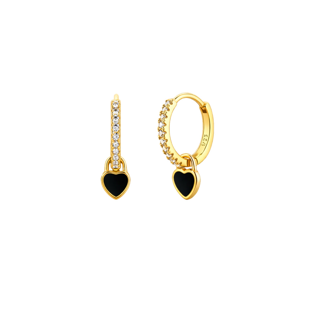 PENDIENTES MINI BLACK