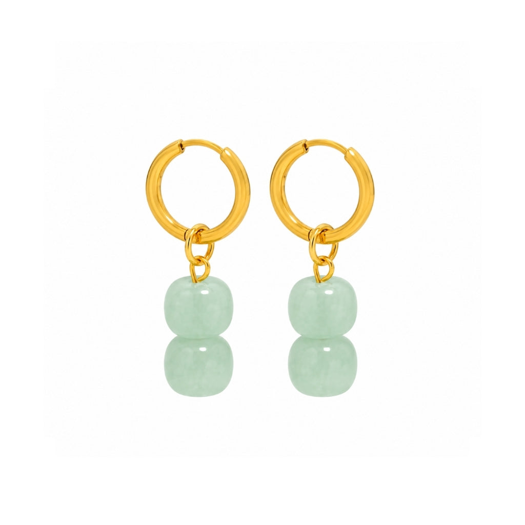 PENDIENTES BOHO MINT