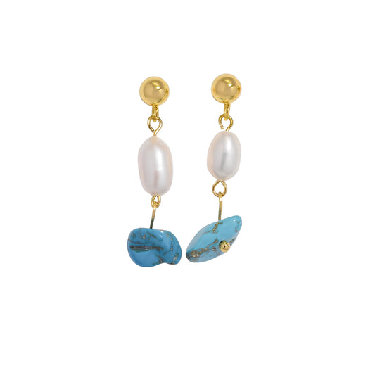 PENDIENTES VIBRA TURQUOISE