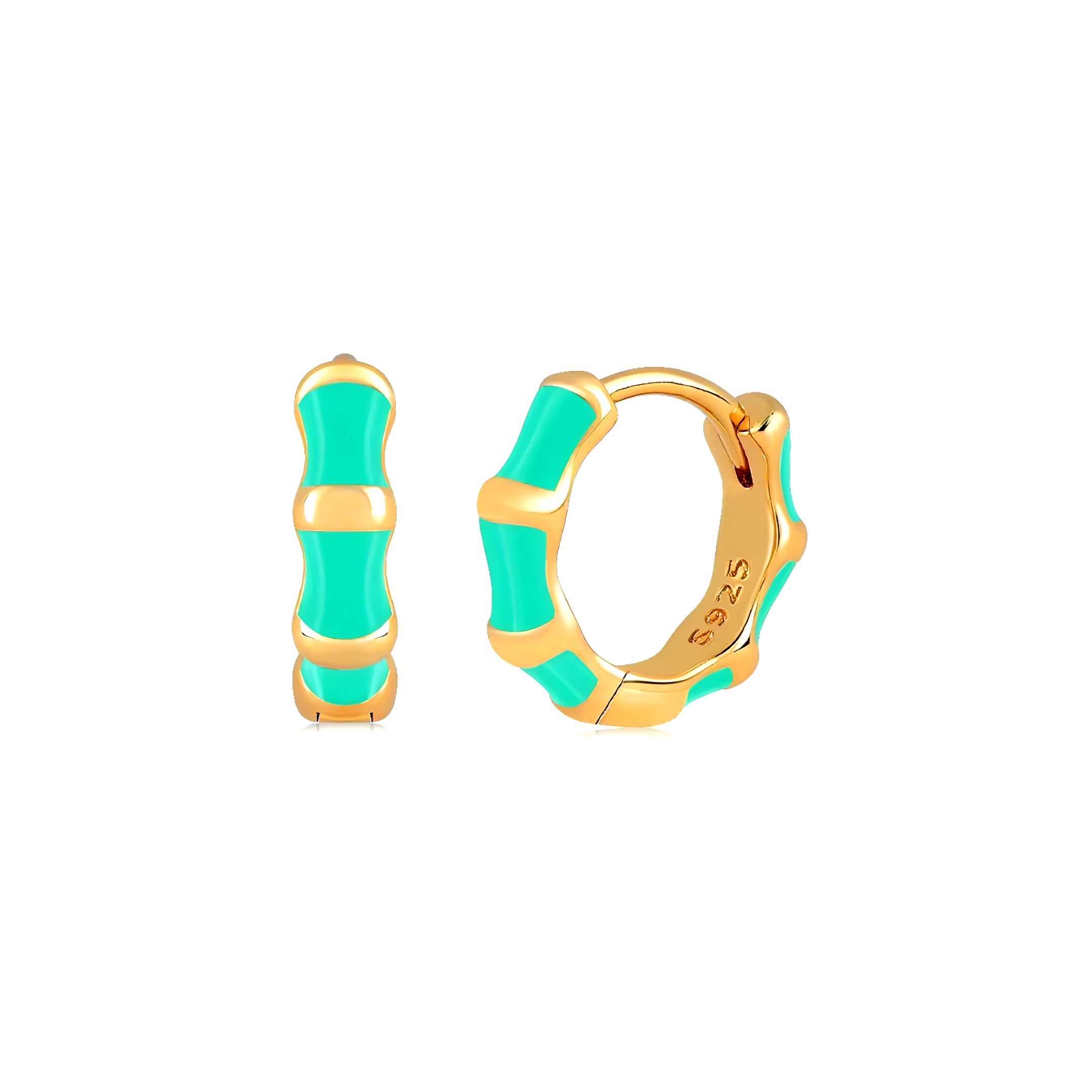 PENDIENTES MEIRA TURQUOISE GOLD