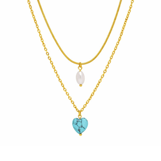 COLLAR DENA TURQUESA