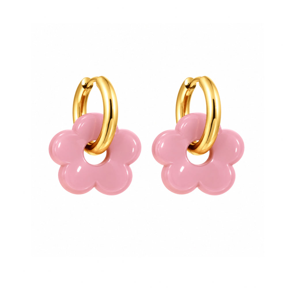PENDIENTES BLOOM LOTUS PINK
