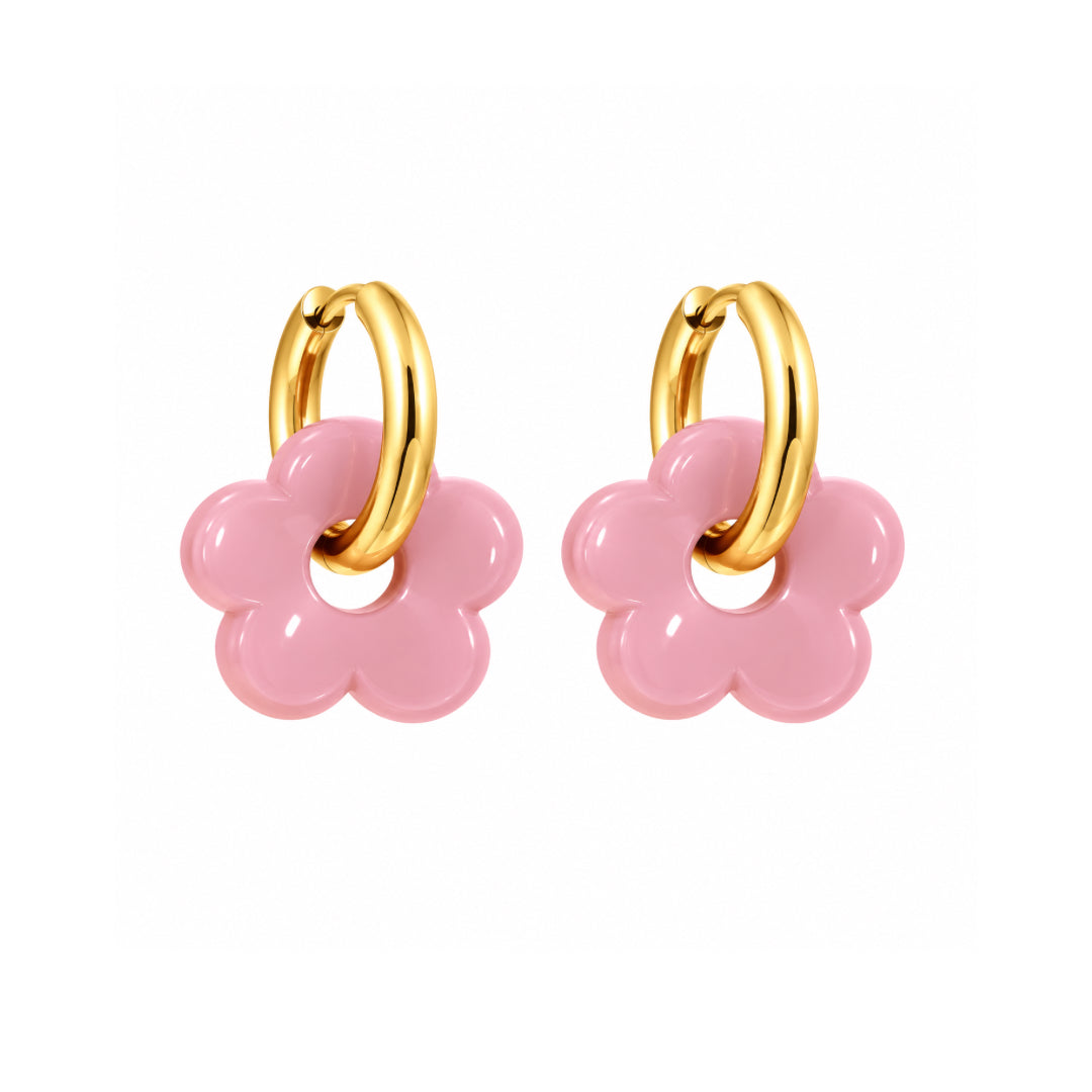 PENDIENTES BLOOM LOTUS PINK