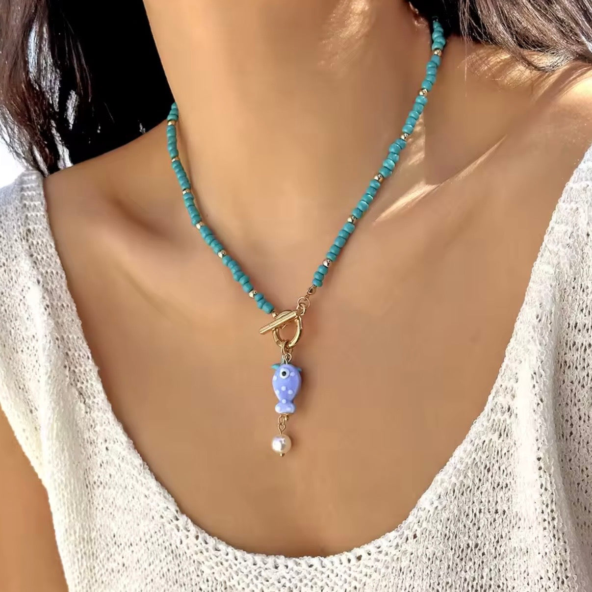 COLLAR GUAIRA BLUE
