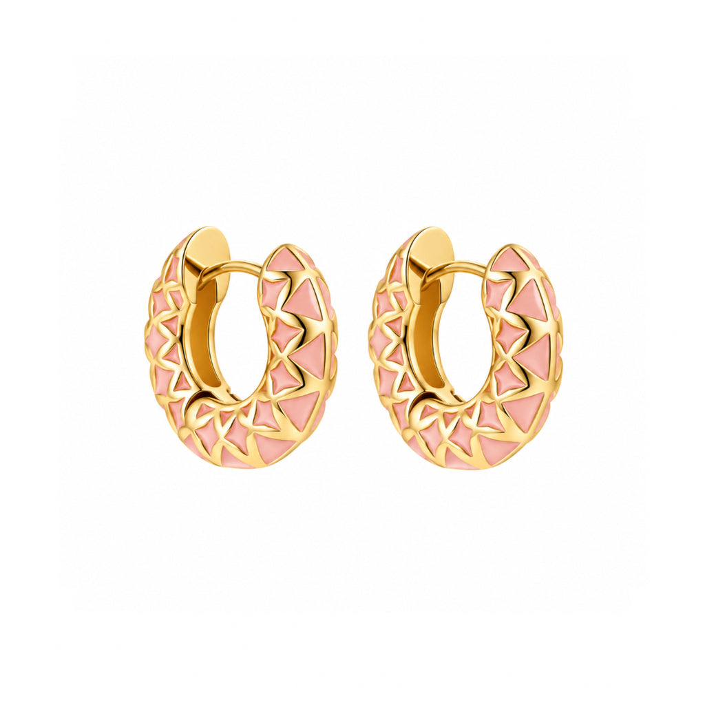 PENDIENTES PRISMA ROSE