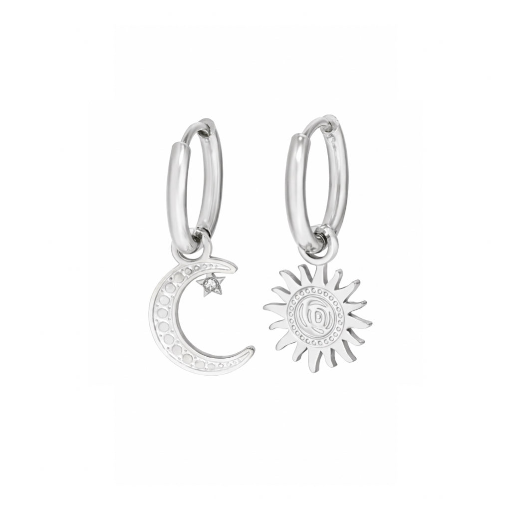 PENDIENTES SOL Y LUNA