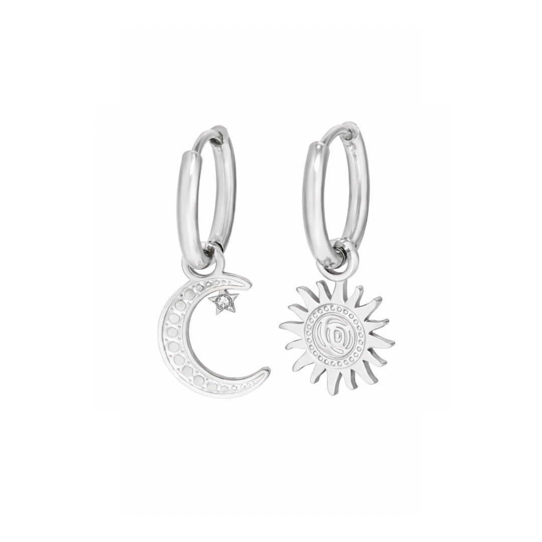 PENDIENTES SOL Y LUNA