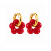 PENDIENTES BLOOM RED