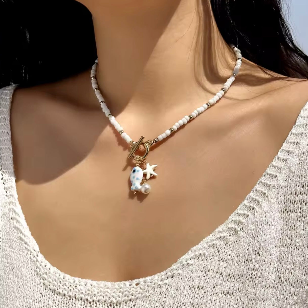 COLLAR GUAIRA WHITE