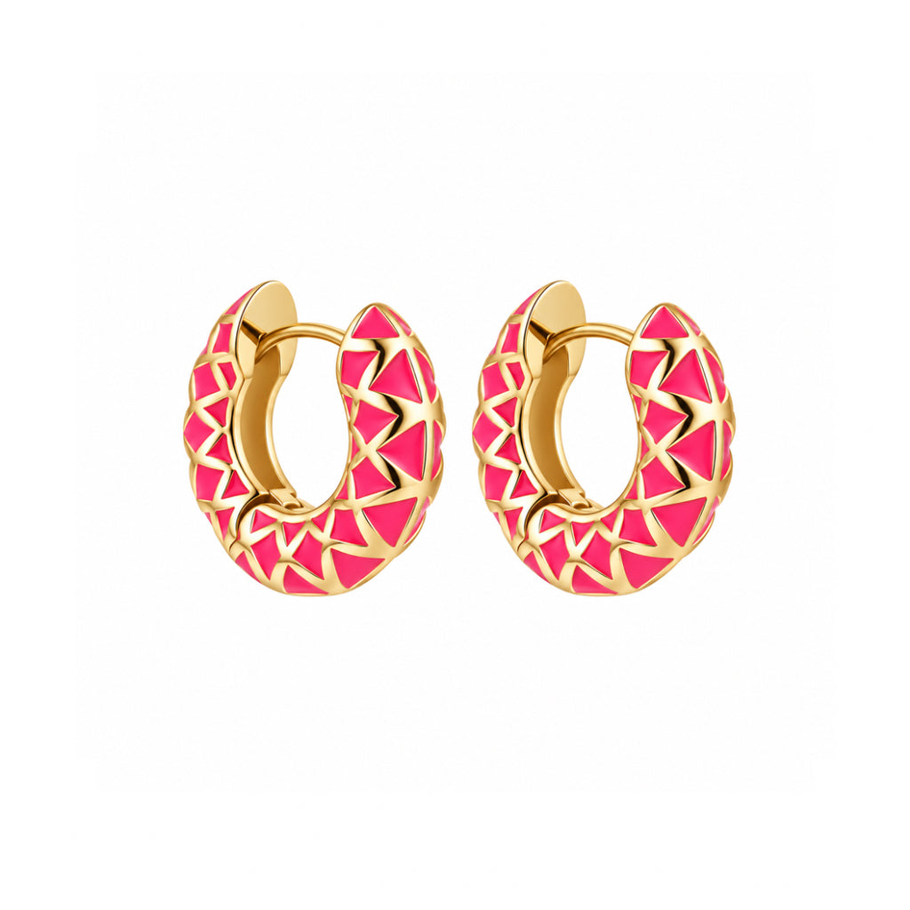 PENDIENTES PRISMA PINK